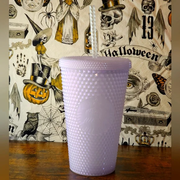 Starbucks | Kitchen | Icy Lilac Studded Starbucks Tumbler 6oz Grande Size |  Poshmark